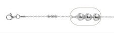 Цепочка серебро Италия / Cadena auténtica plata 925 Italia