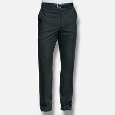 Pantalones de vestir elásticos Michael Kors grises lisos calce clásico talla 35W 30L para hombre