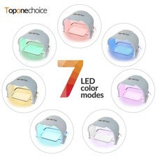 Terapia de luz LED 7 colores PDT antienvejecimiento rejuvenecimiento facial de la piel cuidado facial