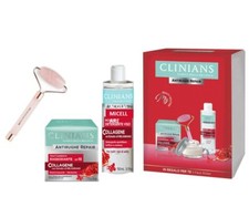 CLINANS Set Reparador Antiarrugas Crema Facial 50ml + Agua Micelar 200ml
