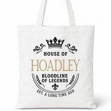 Bolso de Mano HOADLEY Casa del Apellido Algodón Idea de Regalo