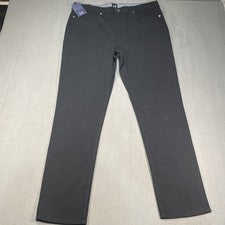 Pantalones chinos Gap para hombre 36x32 negros suaves elásticos sarga estilo clásico calce ajustado nuevos con etiquetas