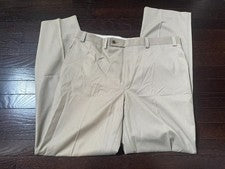 Pantalones Calvin Klein Para Hombre Frente Plano Caqui Estilo Talla 36x32