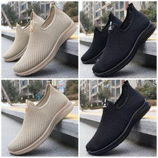 Para hombres Zapatos Deportivos Transpirables Sin Cordones Entrenadores Caminar Informales Modelador Gimnasio Aire Libre