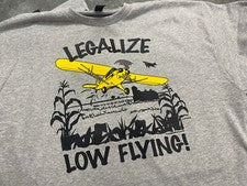 Camiseta Piper J3 Cub diseño "Legalizar Low Flying"