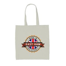 Hecho En Oriente Ham - Lienzo Bolsa - Ciudad City Pueblo Born Love Live