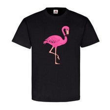 Flamenco Pájaro Exótico Mingo Trend Trier Moda Rosa Rosa - Camiseta #25533