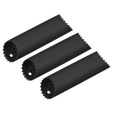 Tubo pelador de ajo de silicona antideslizante 3 piezas para herramienta de cocina negro