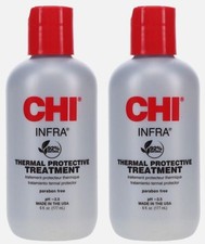 2 x CHI INFRA TRATAMIENTO PROTECTOR TÉRMICO 6 OZ ~ PAQUETE DE 2