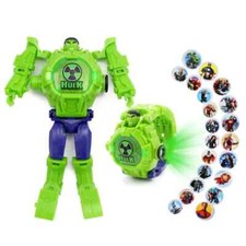 The Incredible Hulk Transform Niños Relojes Niños Niñas Reloj Superhéroe