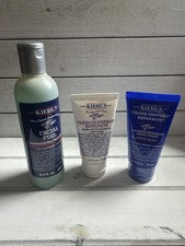 Paquete Kiehl's • Paquete de 3 combustibles faciales para el cuidado de la piel de los hombres, crema de afeitar, ungüen
