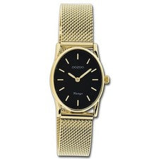 Oozoo Reloj Mujer Vintage Series Analógico Metal Malla Oro UOC20259