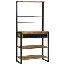Estante de cocina Organización del hogar Cocina Rústica Organizador vidaXL vidaX