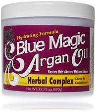 Blue Magic Cuidado del Cabello - Aceite de Argán Complejo Herbal Acondicionador sin dejar 390 g