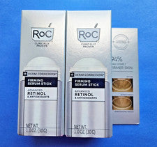 PACK 2 Suero Reafirmante RoC Derm Correxion Retinol Avanzado Barra Facial Retinol ¡NUEVO!