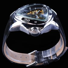Fashion Men Triangle Mechanical Watch Date Analog Casual Dress Watch Gifts SALE