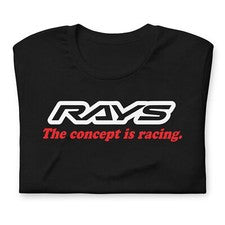 Camiseta unisex Rays Volki Racing S-5XL algodón, camiseta para entusiastas del automovilismo