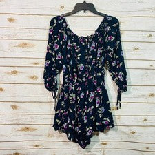 Nuevo con etiquetas Vestido Floral Alto-Bajo Moda Nova Para Mujer Talla S Multi Cuello Redondo