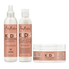 Hidratación de karité | Productos para el cuidado del cabello de coco e hibisco para niños para cabello rizado