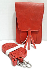 Bolso Bandolera K. Carroll RFID Estilo Seguro 7"x 4.5" Naranja Quemado TOTALMENTE NUEVO