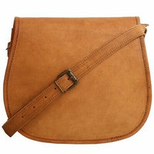 Nuevo bolso cruzado de mensajero de cuero hipster marrón vintage para mujer b...