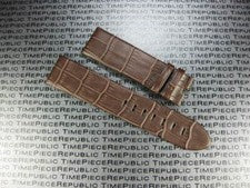 Correa de cuero de grano de cocodrilo de 22 mm correa de reloj marrón Timewalker para MONTBLANC x1