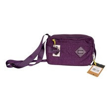 Bolso Bandolera The North Face Berkeley Field Negro Grosella Púrpura Nuevo con Etiquetas