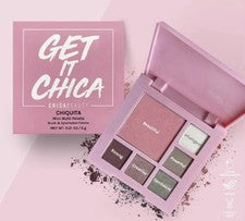 GET IT CHICA "CHIQUITA" Mini 5 sombras de ojos y 1 rubor multipaleta (NUEVO EN CAJA)