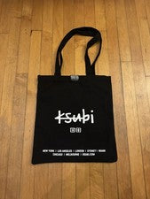 Bolso de Mano Ksubi Negro Dos Caras ¡GRANDE! ¡19"" X 18""!!