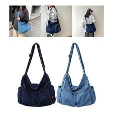 Damen Herren Hobo Bag Große Kapazität Casual Tote Handtasche Mode für Büro