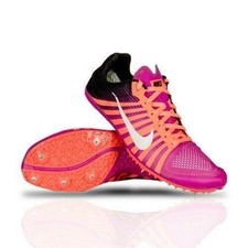 Nike Hombres Zoom D Distancia Carreras Pista Zapatos Botines 819164-601 Rosa Talla 11.5