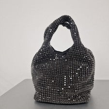 Bolso hobo de diamantes de imitación Bolso de boda/noche Cystal Brillante Brillante Bolso holgado