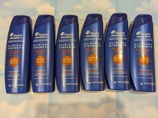LOTE (6) CHAMPÚ FUERZA CLÍNICA CABEZA Y HOMBROS RESCATE CUERO CABELLUDO SECO 8,45 FL OZ