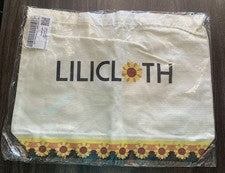 Bolso de hombro de lona Lilicloth para mujer de moda Girasoles - LILYCLOTH