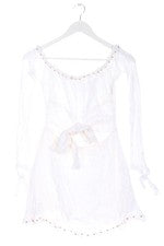 Lovers + Friends Sommerkleid Minikleid Viskose Weiß Damen Größe 36