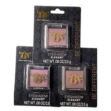Sombra de ojos Beauty Essentials (púrpura) 3-PK, elegante, compacta, 0,08 oz. Cada