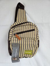 Bolsa Mochila Hush Puppies Color Café 11.5" Nueva Con Etiquetas #HP-69-3286