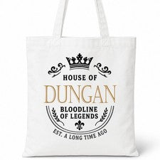 Bolso de Mano House Of Dungan Nombre Familiar Regalo de Cumpleaños