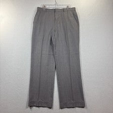 Hombre Montique Vestido Pantalón Marrón 36 Nuevo Nuevo Con Etiquetas Estilo 2078 Plisado