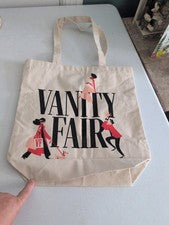 "Bolso de mano de lona Vanity Fair Magazine algodón con doble correa bolso para libros de moda 15""x15"""