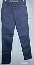 Jeans de mezclilla XIOS para hombre 29x29 nuevos con etiqueta motero negro elástico estilo callejero de Nueva York