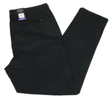 Hombre Banana Republic NUEVO Negro Microfibra Pantalones Etiqueta 40x34 Medida Talla 40x33