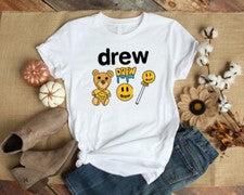 Happy Drew,Drew Fashion Camiseta Unisex, Happy Smile Camiseta
