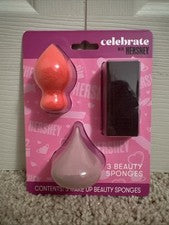 Hersheys Maquillaje Belleza Aplicador Esponja Set De 3 - ¡NUEVO!