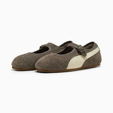 Zapatillas deportivas Puma Tacklette de gamuza para mujer bronce mate/nieve alpina