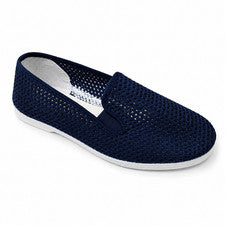 Zapatillas Slippers Caballero Rejilla Transpirable Azul Marino Cómodas y Ligeras