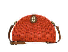 Mini bandolera para mujer Patricia Nash Burnt Coral Bonella X3214