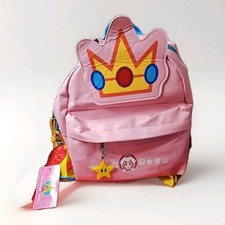 Culturefly Nintendo Princesa Rosa Melocotón Mini 13" Mochila Nuevo Estilo Super Mario