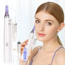 Pluma de belleza eléctrica antienvejecimiento 2 en 1 cuidado de la piel facial rejuvenecimiento de la piel tensar