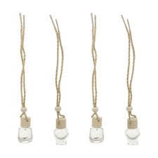 10 Pcs Hanging Car Aromatherapy Perfume Bottle Pendant Essential Oil